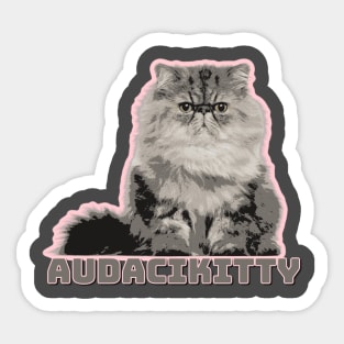 Audacikitty Sticker